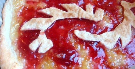 Постный лимонный пирог