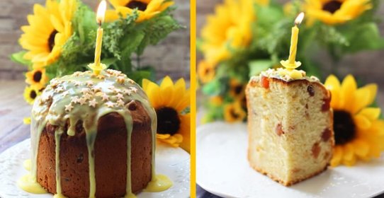 Медовый кулич (ночного брожения)