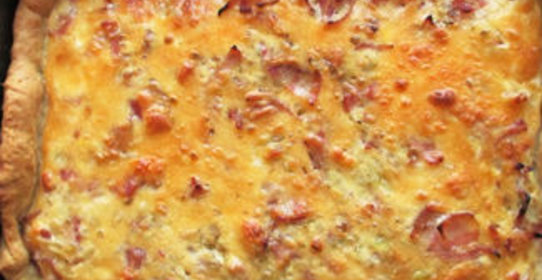 Пирог с беконом