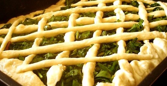 Пирог со щавелем