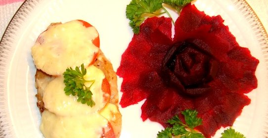 Отбивные в духовке с сыром