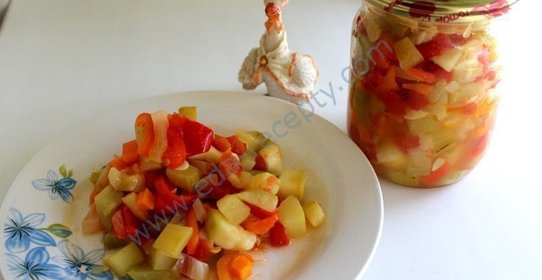 Салат на зиму из кабачков