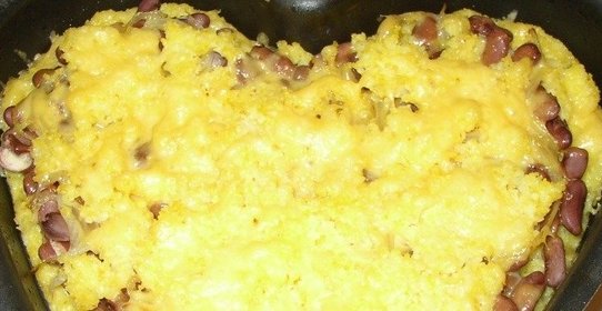 Пирог с фасолью