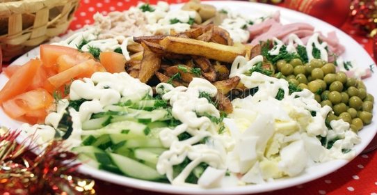 Салат «Коза на пороге»