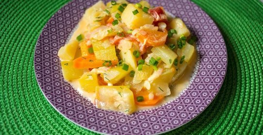 Кабачки в сметане