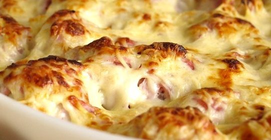 Мясо с цветной капустой в духовке