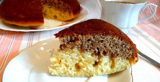 Пирог на кефире в мультиварке