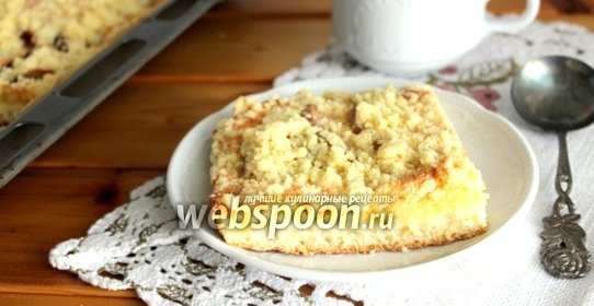 Сливово-грушевый пирог