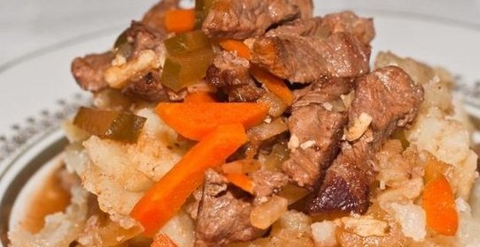 Азу из говядины с картофелем
