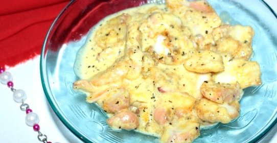 Осьминоги в чесночном соусе