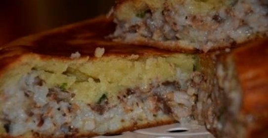 Пирог с консервированной рыбой