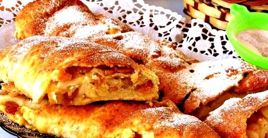 Рулет из творожного теста