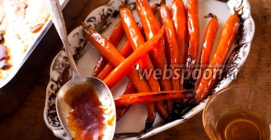 Морковь в сладкой глазури