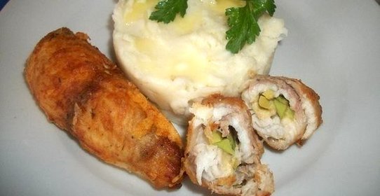 Рыбные рулетики с овощной начинкой