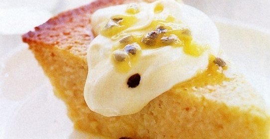 Кокосовый пирог с апельсином и лимоном