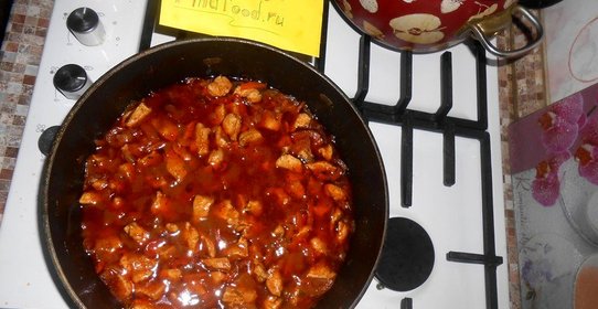 Гуляш из курицы