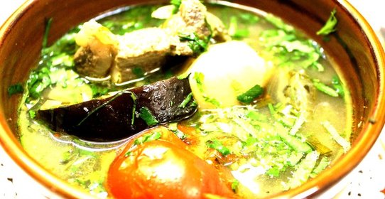 Чанахи с бараньей корейкой