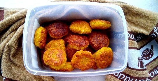 Гороховые котлеты с картошкой