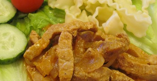 Бефстроганов с майонезом