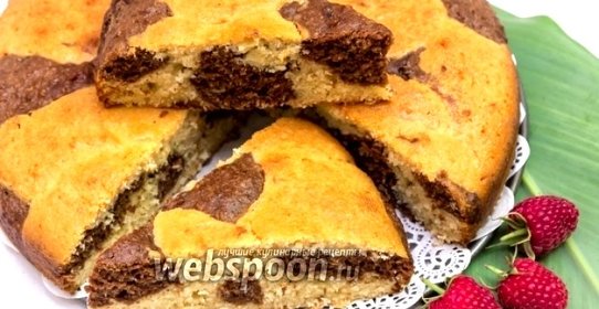 Пятнистый кокосовый пирог