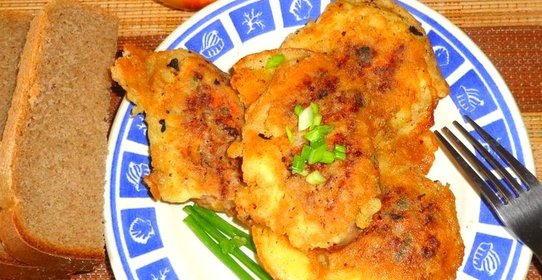 Котлеты с фасолью и кабачком