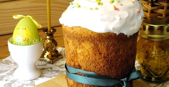 Творожный кулич на Пасху