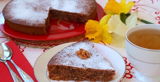 Постный медово-шоколадный манник