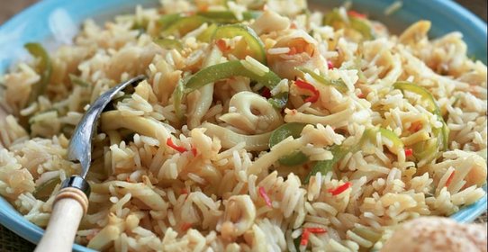 Паэлья с кальмарами