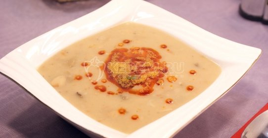 Крем-суп с шампиньонами