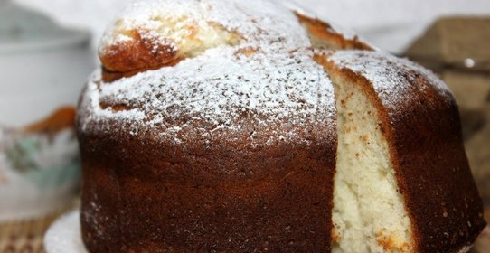 Творожный кулич