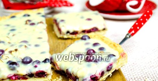 Клюквенный тарт с белым шоколадом