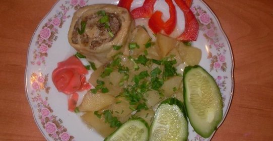 Штрули с мясом (штрудли)