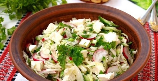 Салат к семге