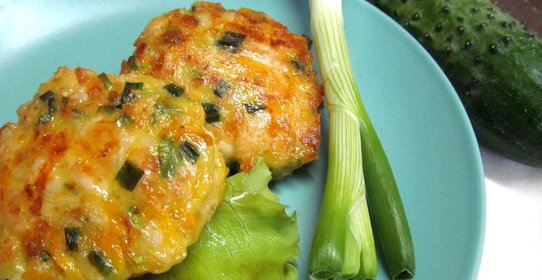 Куриные котлеты с овощами