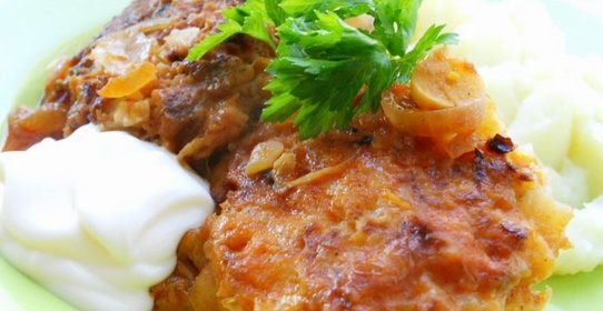 Капустные котлеты в томате