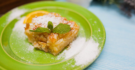 Греческий апельсиновый пирог за 45 минут