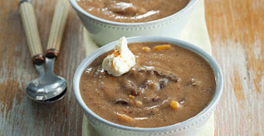 Сладкий хлебный суп