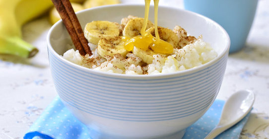 Рисовая каша с бананом