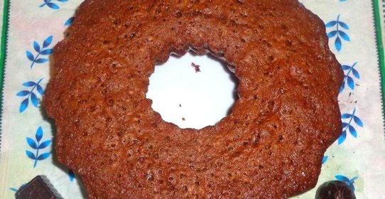 Шоколадный кекс с корицей
