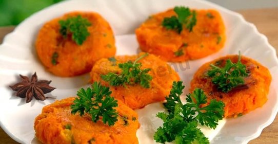 Котлеты морковные в духовке