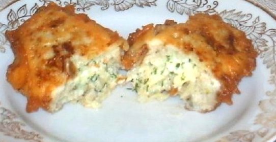 Котлеты в кляре с начинкой