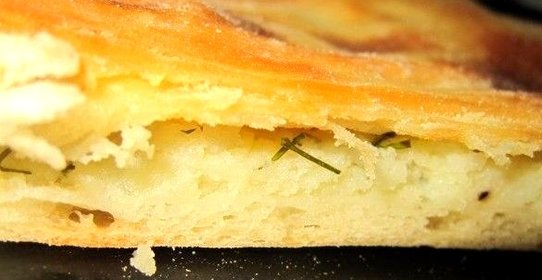 Пирог с картофелем и сыром