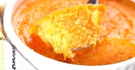 Сладкое морковное суфле