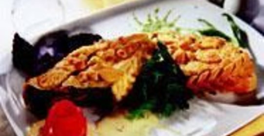 Рулет со шпинатом