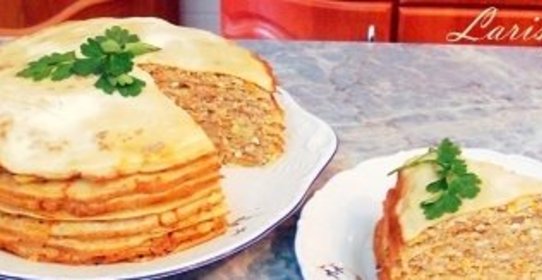 Рязанский блинчатый пирог