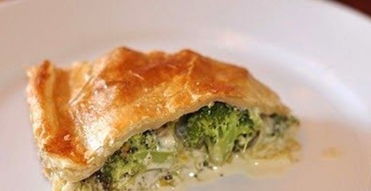 Пирог с брокколи