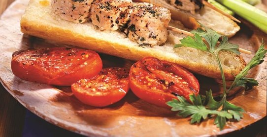 Свиные рулетики с зеленью