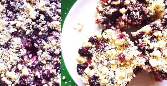 Летний пирог с ягодами