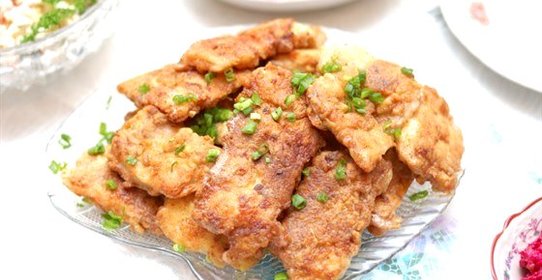 Лосось в пивном кляре