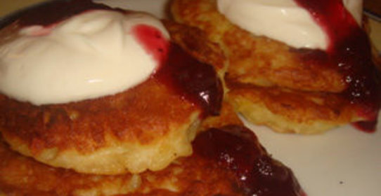 Яблочные оладушки